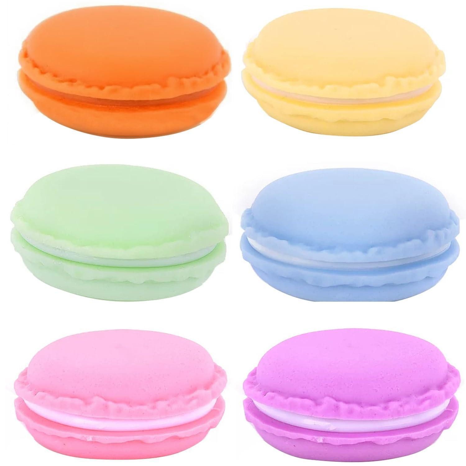 LuxusKollektion Pillendose Tablettenbox 7 Tage 16 Fächer Macaron Design (6 St)