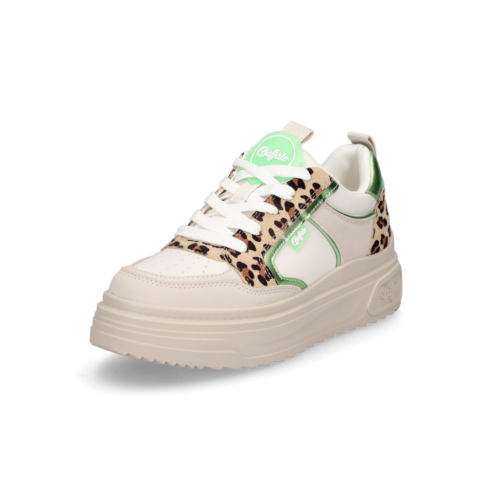 Buffalo Buffalo Damen Sneaker Vectra Low cream leo Sneaker günstig online kaufen