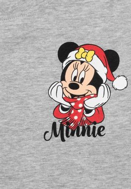 United Labels® Schlafanzug Disney Minnie Mouse XMAS Schlafanzug Damen Langarm Christmas