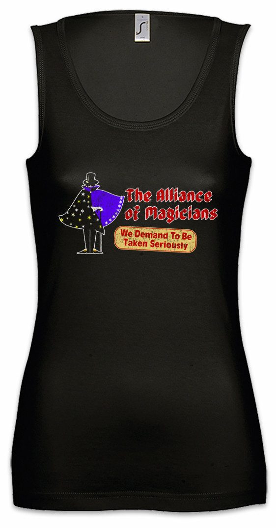 Tanktop Alliance Of Magicians Ärmelloses Damen T-Shirt Arrested Sign Zeichen