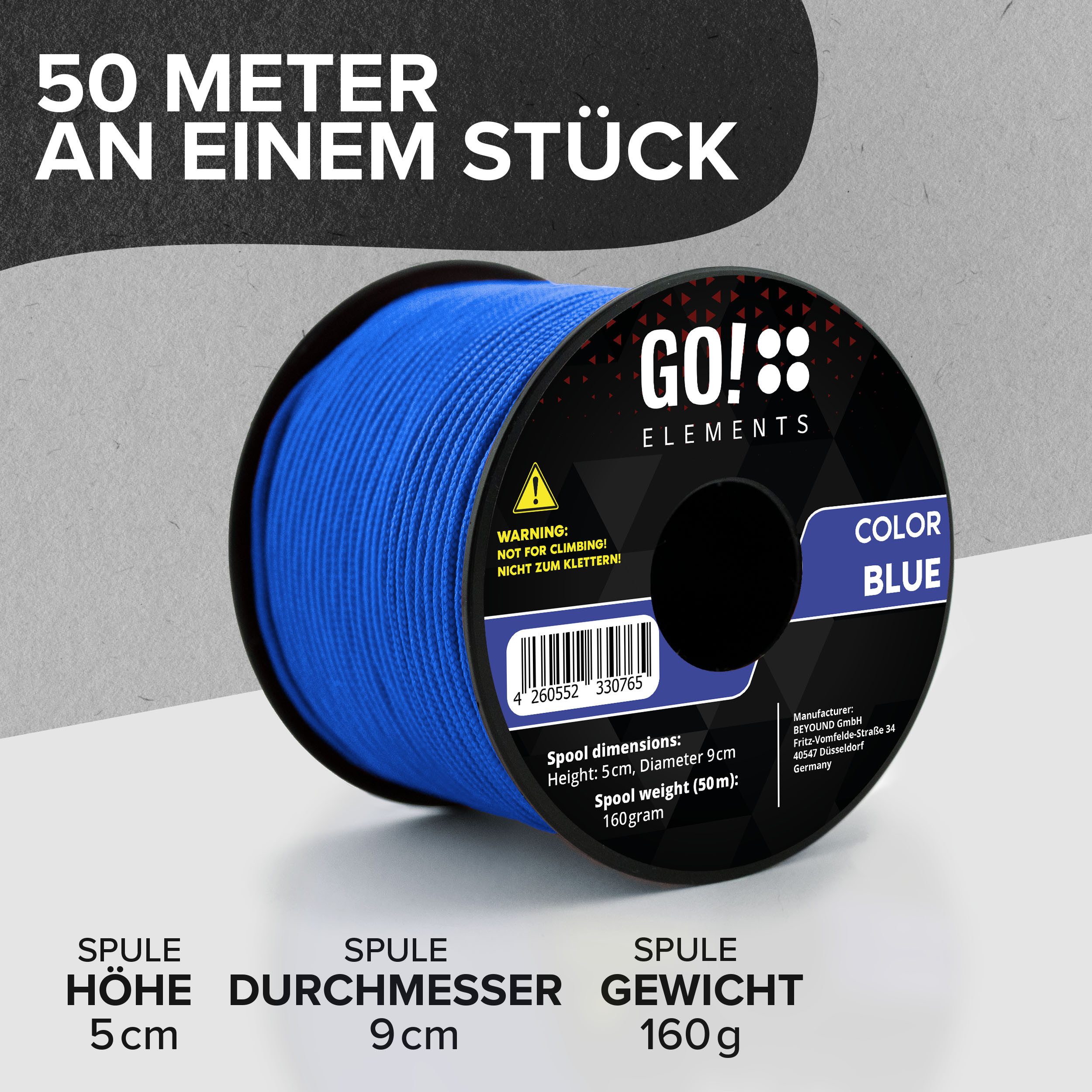 GO!elements Paracord 100 - 2mm Seil, günstig online kaufen
