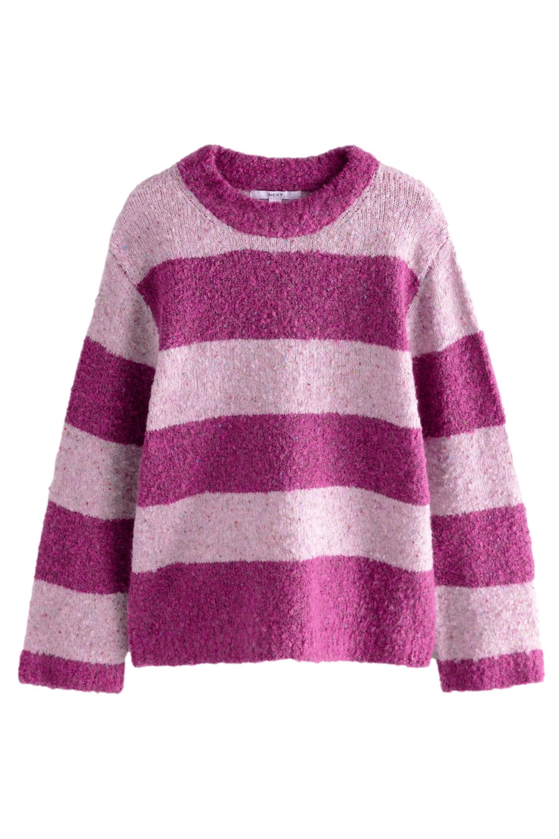 Next Rundhalspullover Strickpullover in Bouclé mit günstig online kaufen