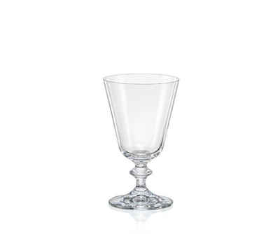 Crystalex Weinglas Weingläser Bella Kristallglas 260 ml 6er Set, Kristallglas, Kristallglas, Bohemia