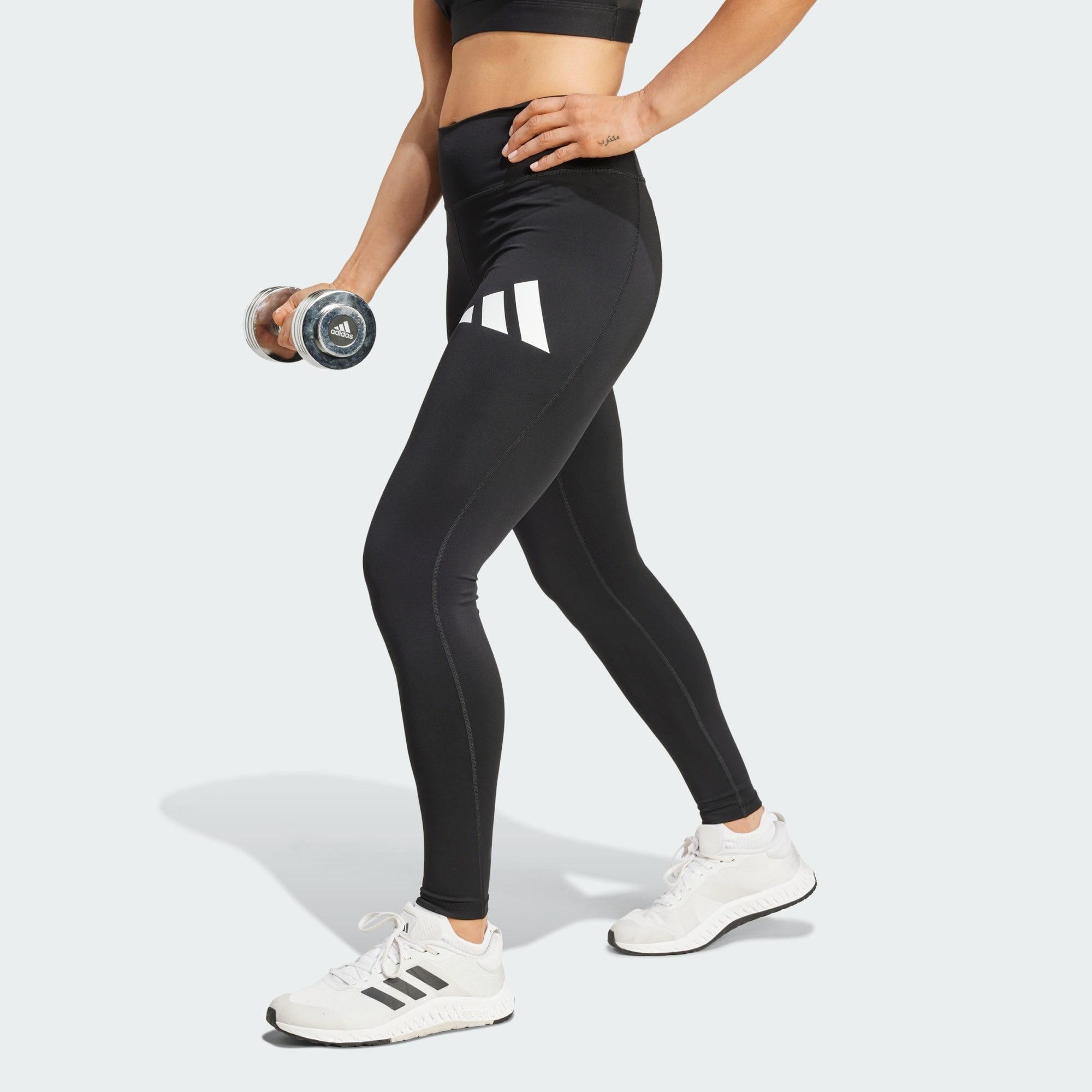 adidas Performance TRAIN ESSENTIALS BIG LOGO FULL-LENGTH LEGGINGS (1-tlg)
