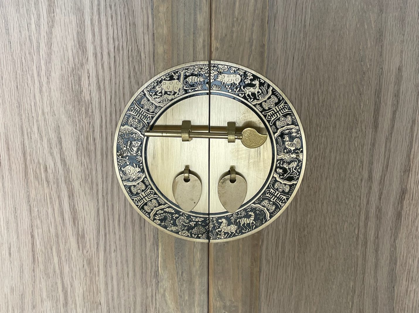 OPIUM OUTLET Sideboard Kommode Schrank Hochzeitsschrank Asia Möbel (Breite x Tiefe x Höhe: 150 cm x 40 cm x 85 cm, komplett montiert, natur-braun), chinesisch asiatisch orientalisch vintage