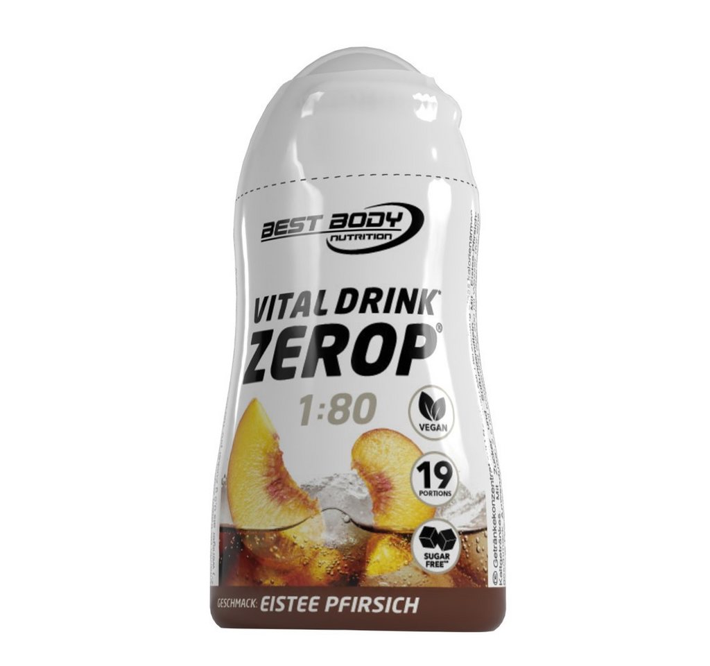 Best Body Nutrition Vital Drink Zerop - 48 ml Squeeze Flasche Flüssigkeit, Getränk