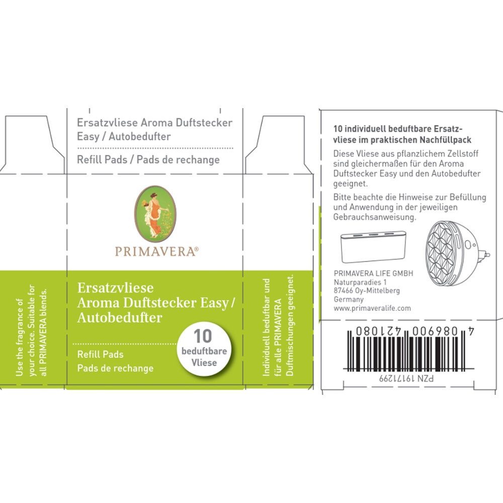 Primavera Life GmbH Duftlampe Ersatzvliese Aroma Duftstecker Easy Autobeduf günstig online kaufen