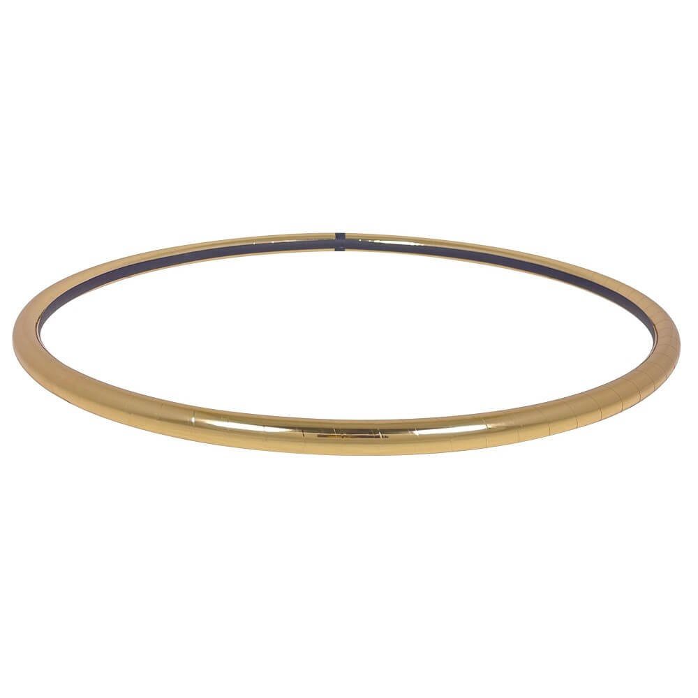Hoopomania Hula-Hoop-Reifen Metallic Hula Hoop Reifen, Ø100cm Gold