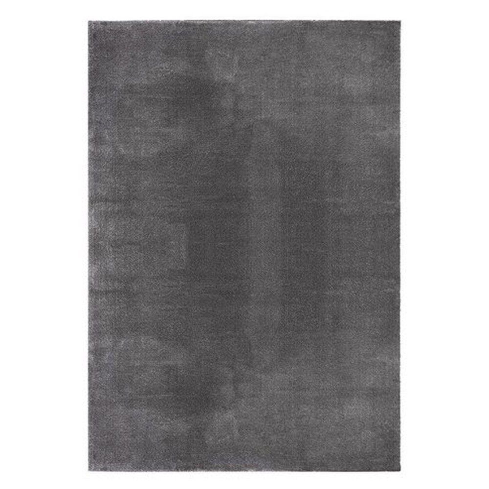 FELIXLEO Hochflor-Teppich Unterseite Kurzflor Anti-Rutsch Teppich, dunkelgrau, Carpet