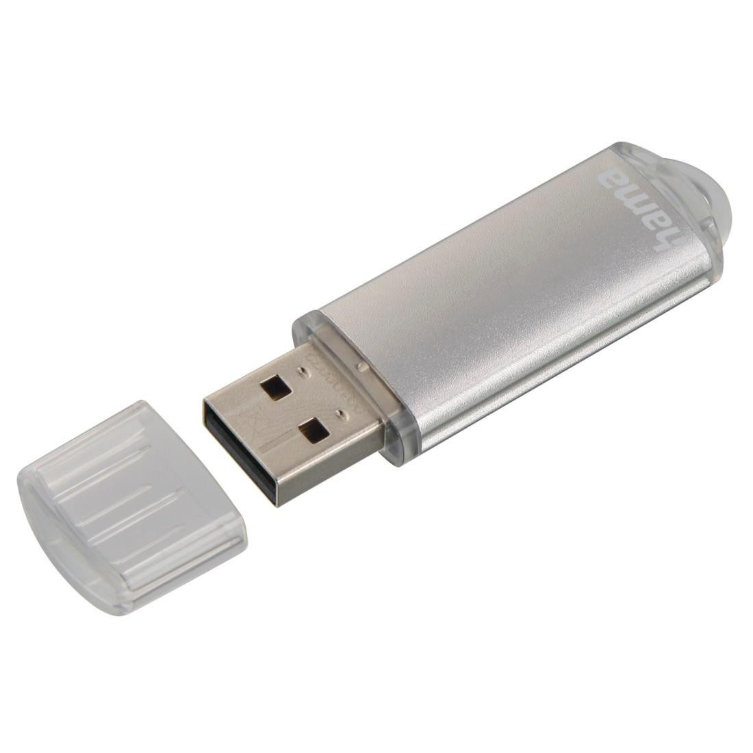 Hama Laeta FlashPen, USB 2.0, 128GB USB-Stick USB Typ-A Silber
