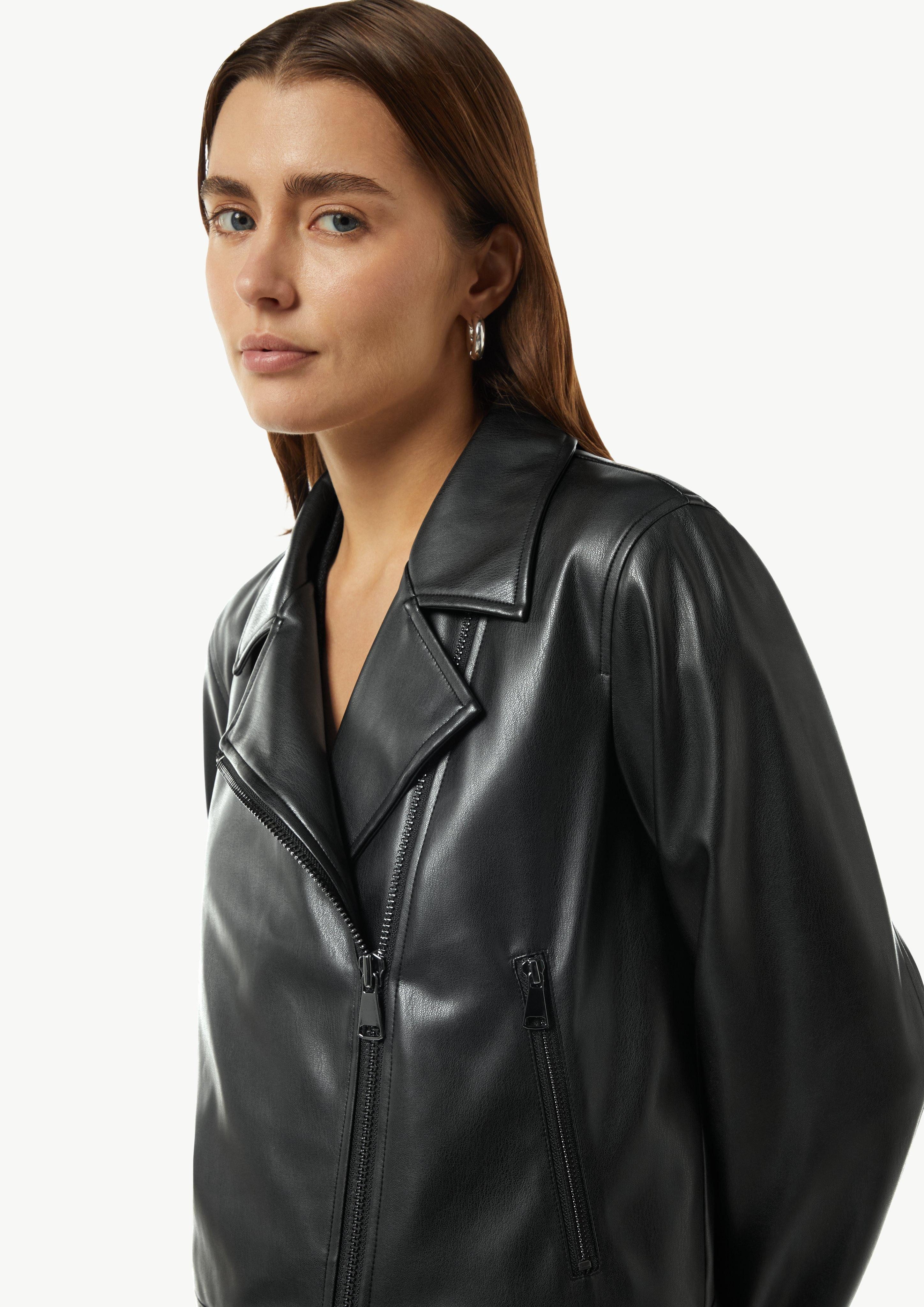 comma casual identity Blusenblazer Klassische Bikerjacke günstig online kaufen
