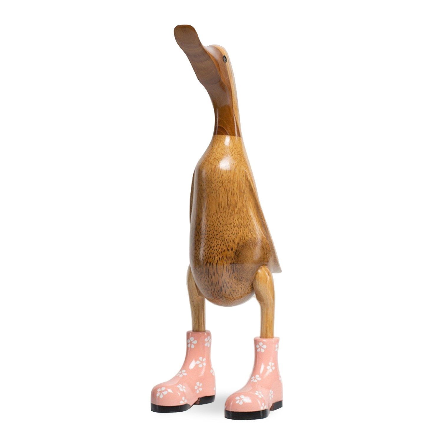 Rikmani Dekofigur Holzfigur Ente Stiefel - günstig online kaufen