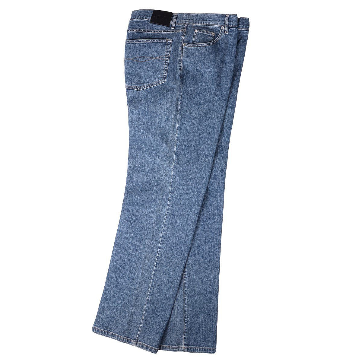 Lucky Star Bequeme Jeans Übergrößen Dallas Jeans-Hose in blue stone-washed von Lucky Star