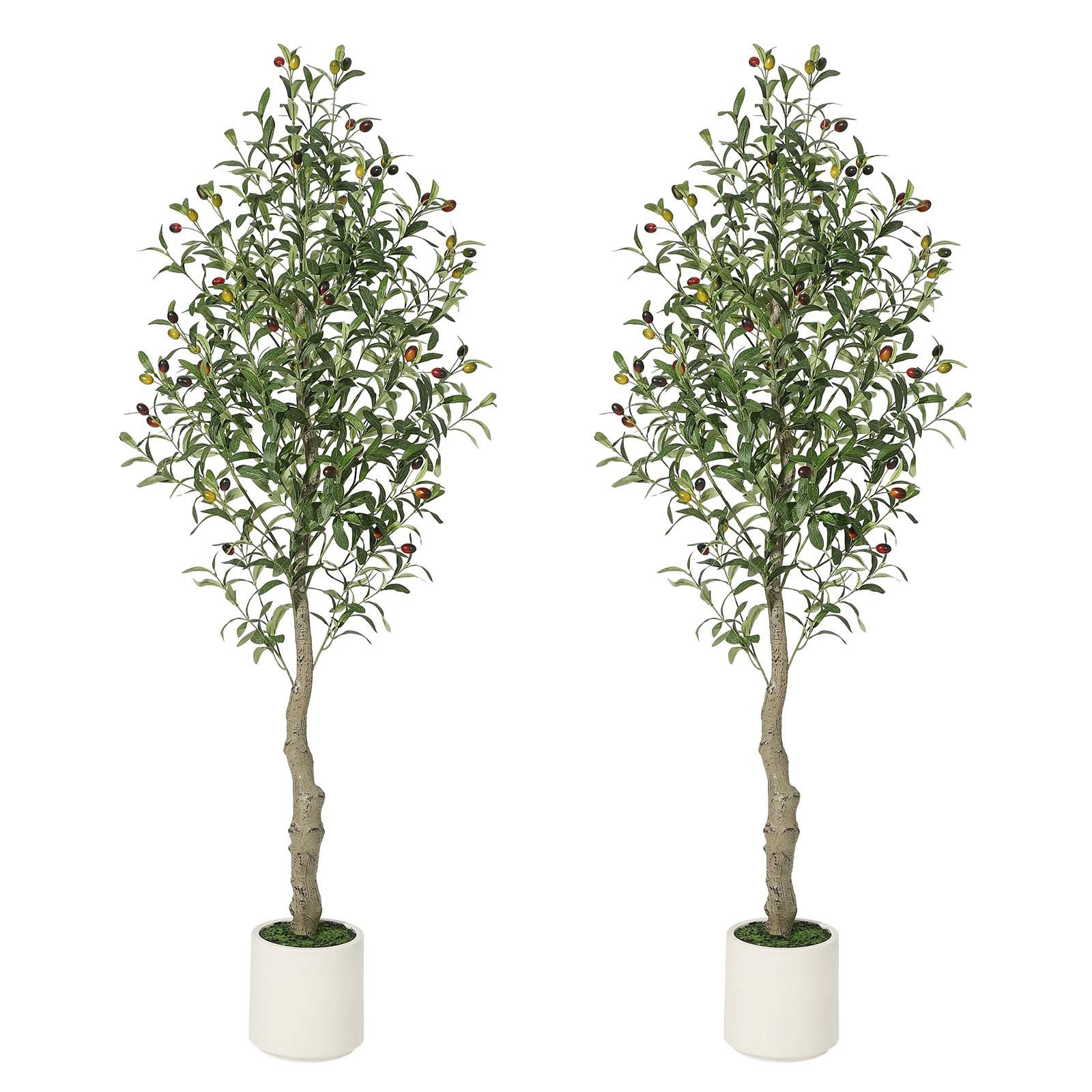 Kunstbaum Künstliche Olivenbäume für den Innenbereich,1.5/1.8/2.1 m,Dekorat günstig online kaufen