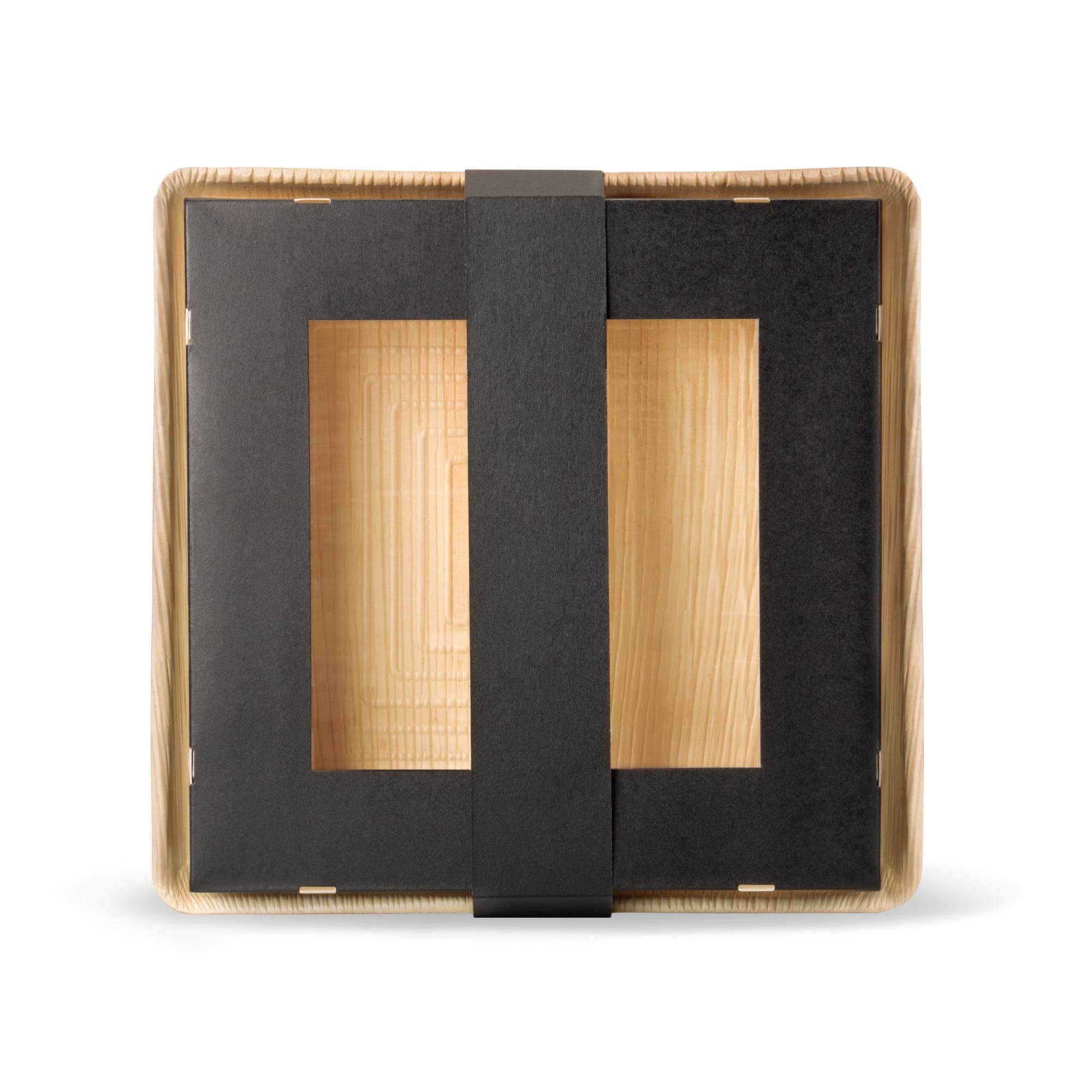 wisefood Einweggeschirr-Set Nachhaltige Party Servierplatte, Palmblatt mit (25-tlg), Palmblatt & Papier