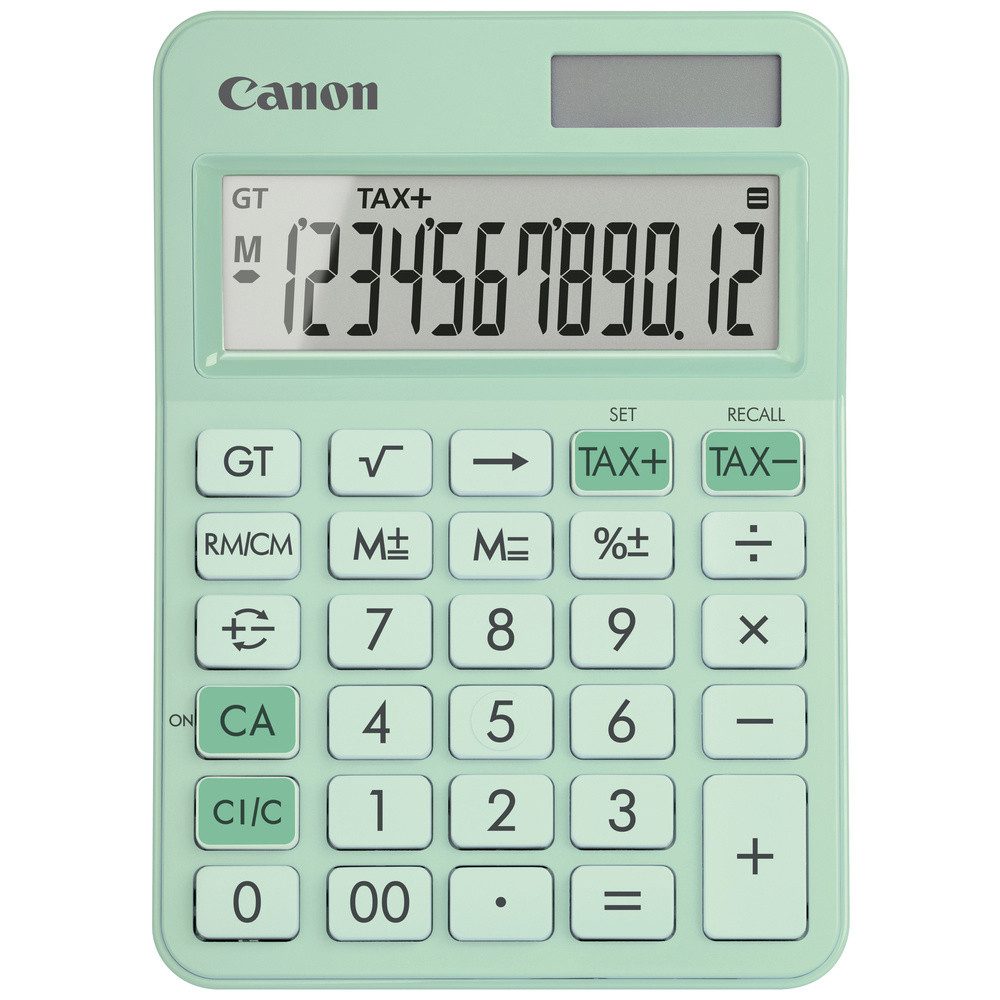 Taschenrechner Canon LS-125KB-GR Сумкиrechner Grün Display (Stellen): 12 batterieb