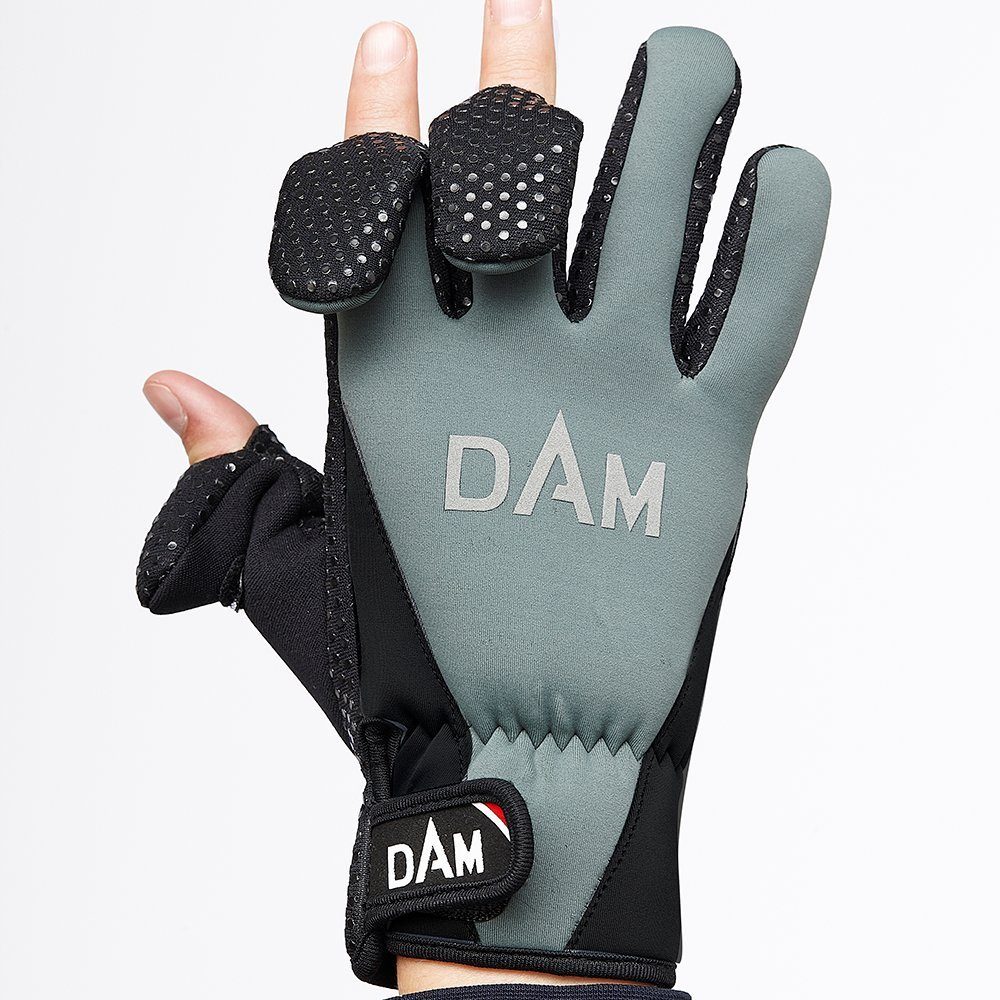 DAM Fishing Neoprenhandschuhe Neopren Handschuhe M L XL Anglerhandschuhe Angeln Jagd Outdoor