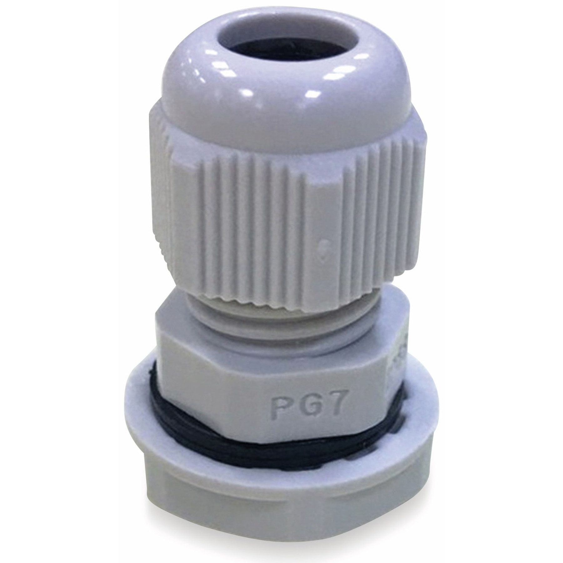 KSS Kabeldurchfuhr KSS Kabelverschraubung, PG-7, Lichtgrau, 3 bis 6,5
