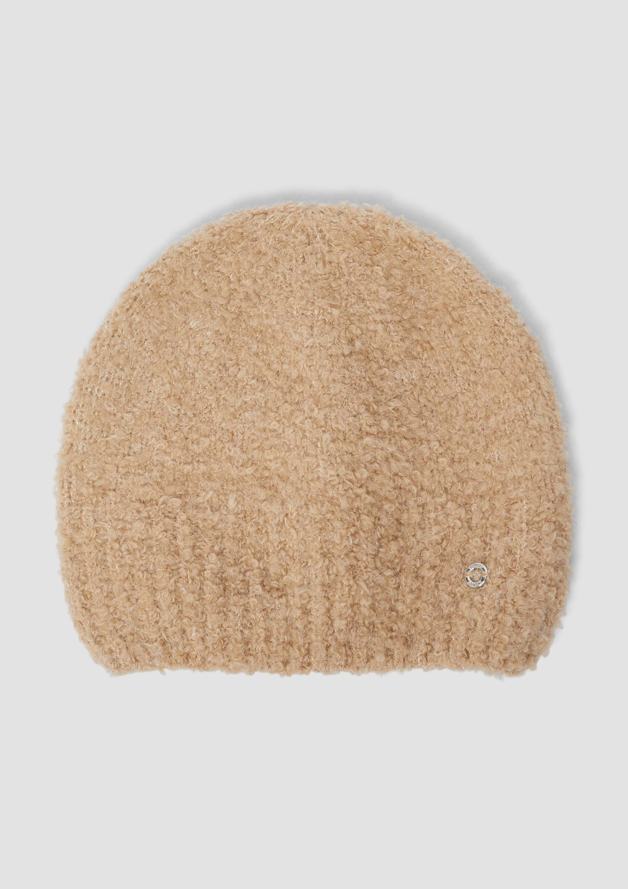 s.Oliver Strickmütze Mütze Beanie in Bouclé-Optik günstig online kaufen