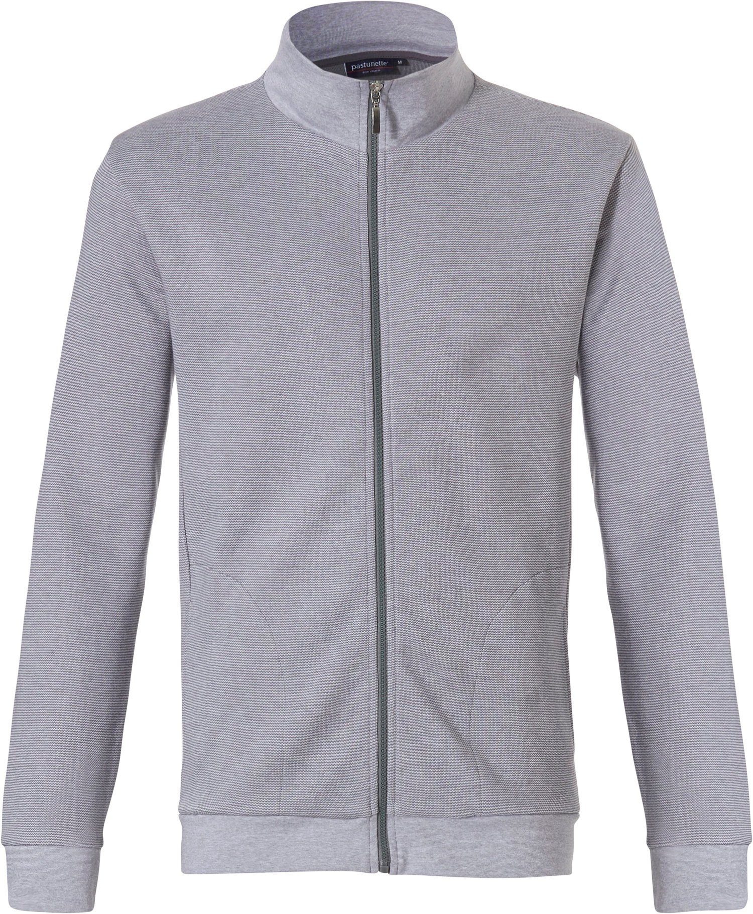 Pastunette Hausanzug Herren Hausanzug Jacke (1 tlg) Klassisch grey