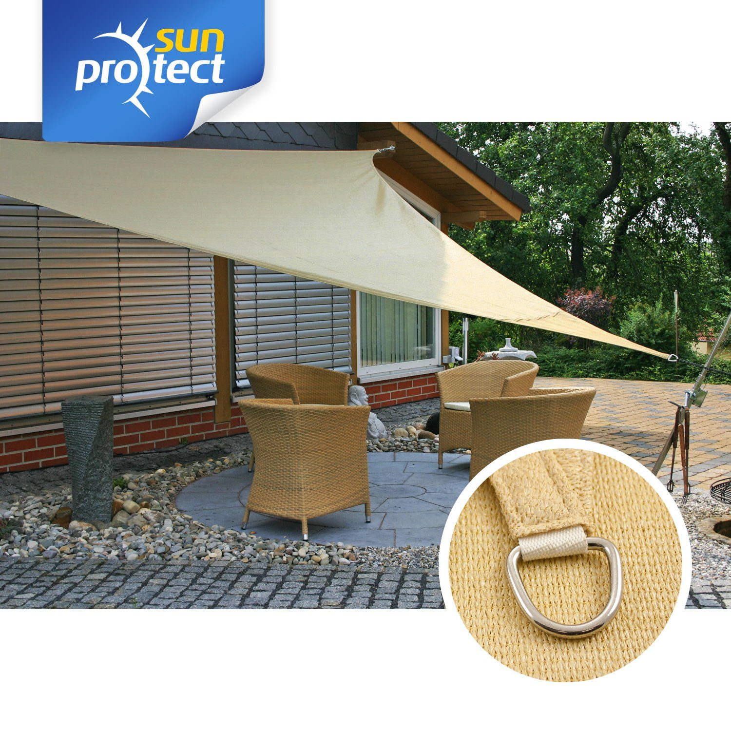 sunprotect Sonnensegel 2,5 x 2,5 x günstig online kaufen