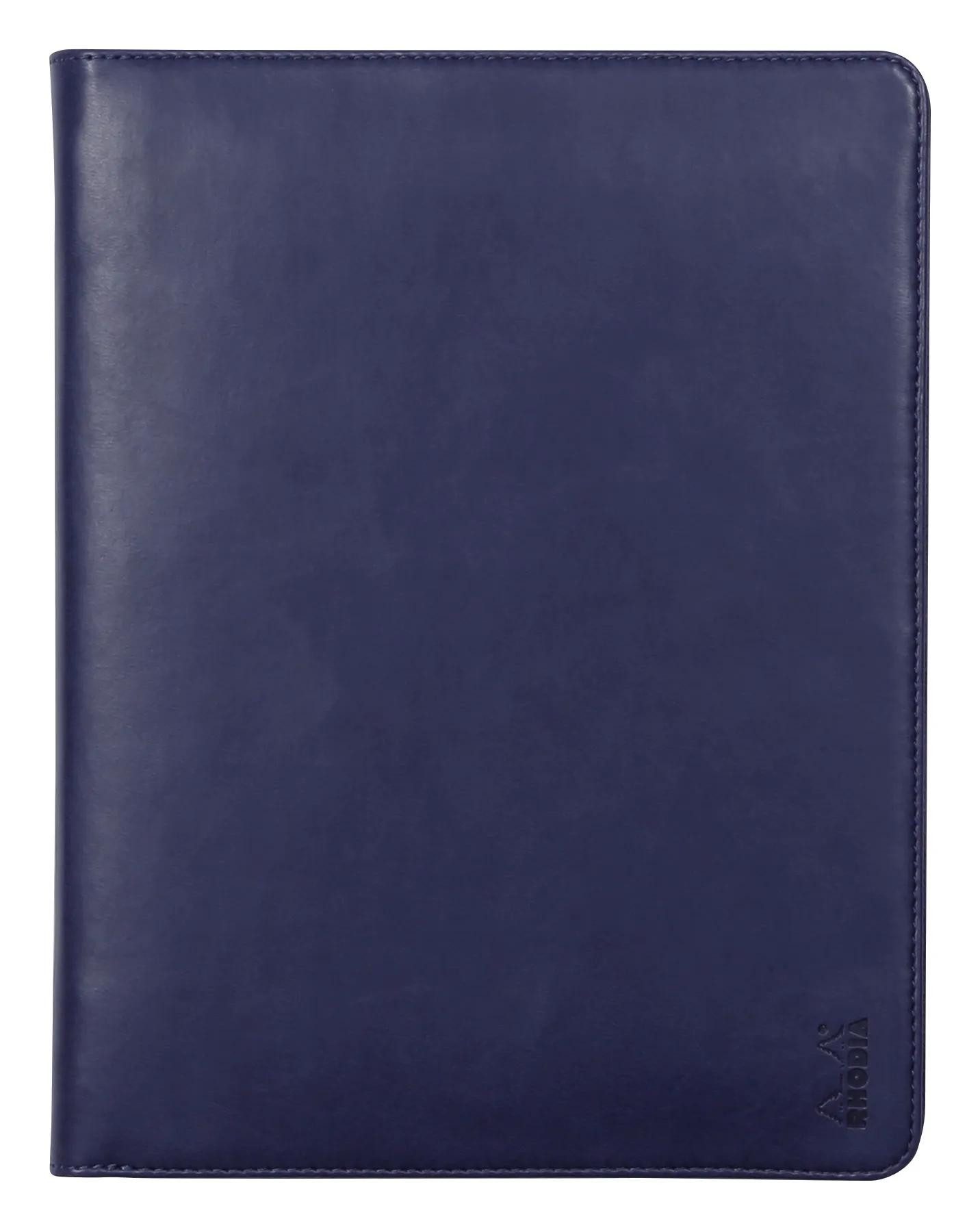 EXACOMPTA Aktentasche Konferenzmappe 19,5x25,5cm für Block A5 - Mitternachtsblau 168104C, Rhodia, Blöcke, Hefte und Notizbücher
