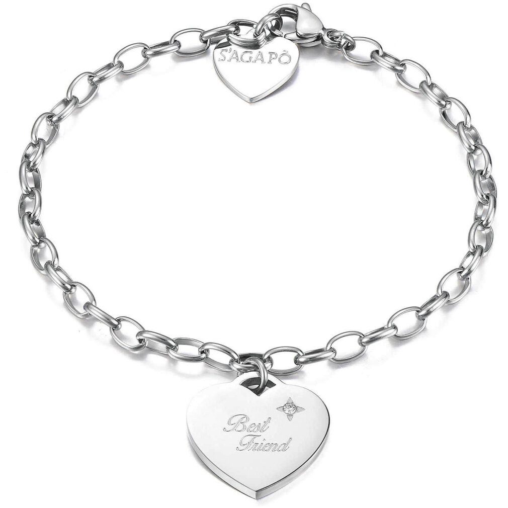 s'agapo Armband Steel Bracelet Be My Always Best Friend SBM13