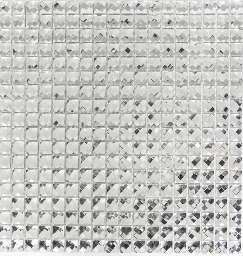 Mosani Mosaikfliesen Glasmosaik Matten / kristall glänzend Mosaikfliesen 10 Crystal