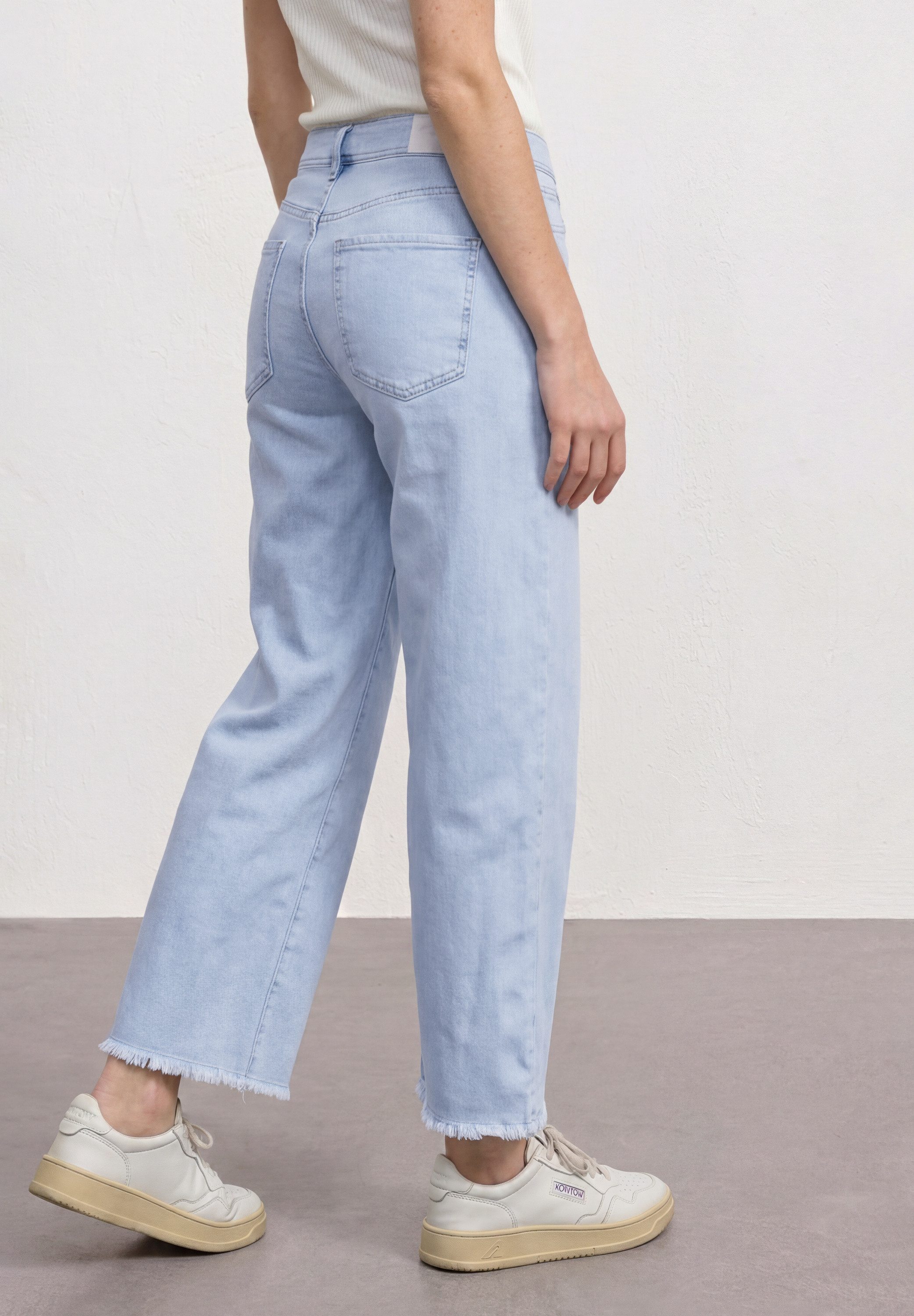 STREET ONE Loose-fit-Jeans mit Wide Legs
