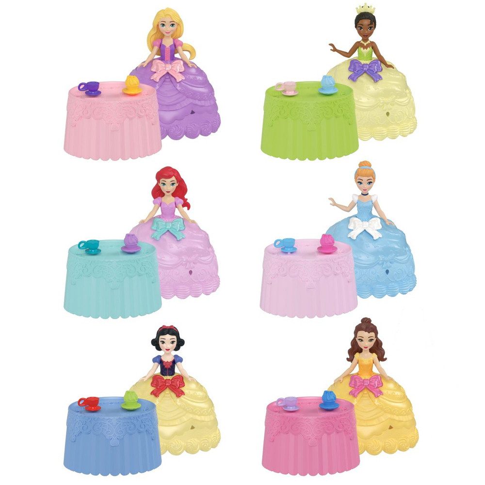 Mattel GmbH Spielfigur Disney Princess - Cupcake Reveal - Kleine Puppe - 1 Stück