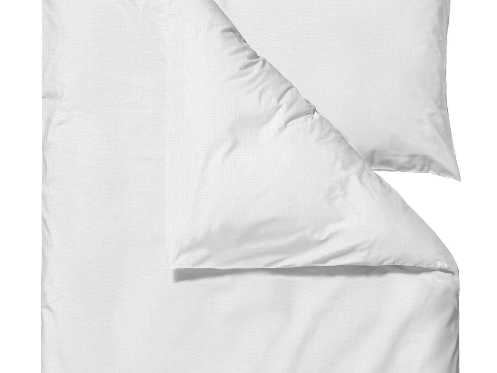 Södahl Bettwäsche Wave, Seersucker, 2 teilig, 135x200cm, Seersucker Krepp Look, Bio-Baumwolle Renforcé