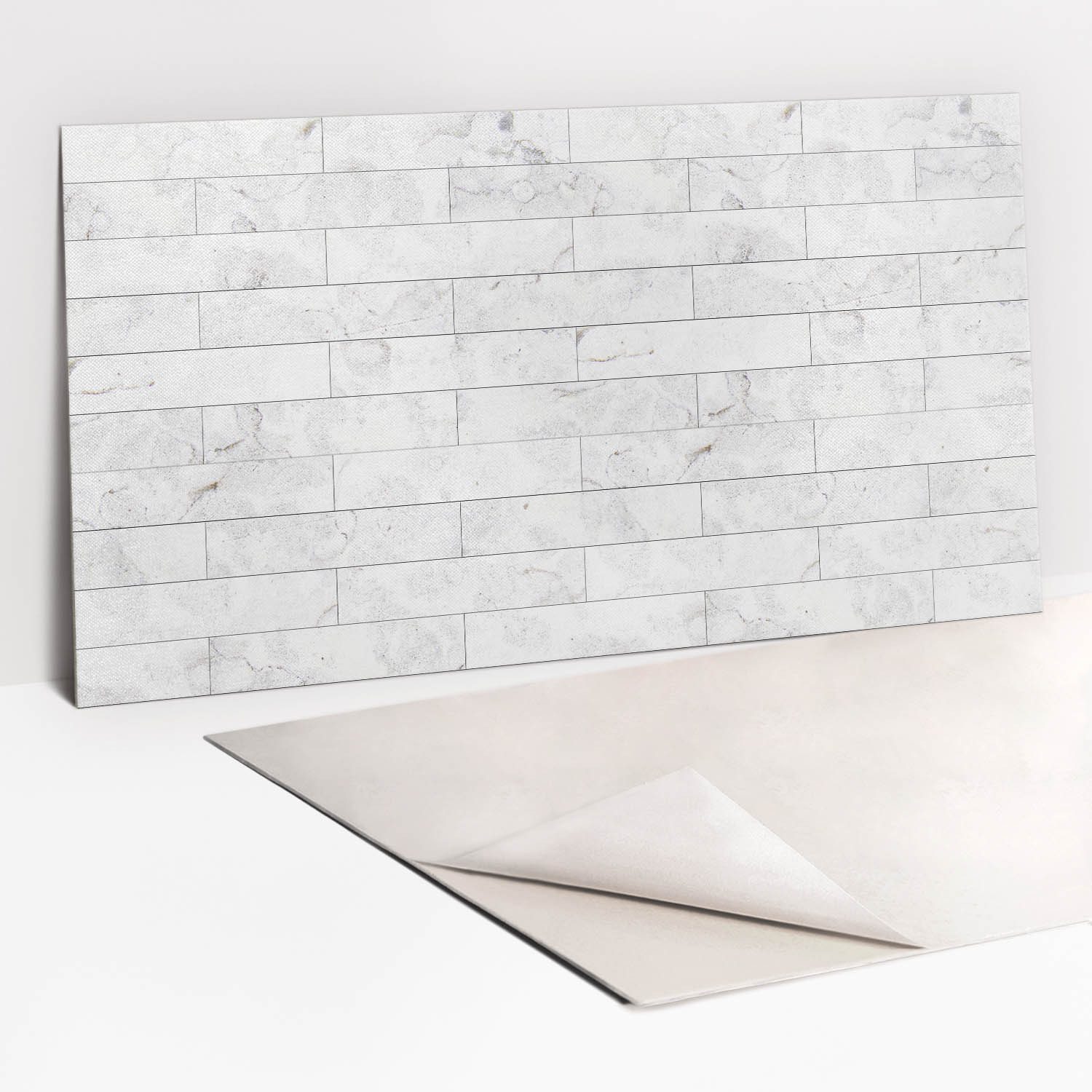 Tulup Wandpaneel Wandverkleidung Steinziegel 100x50cm Vinylfliesen günstig online kaufen