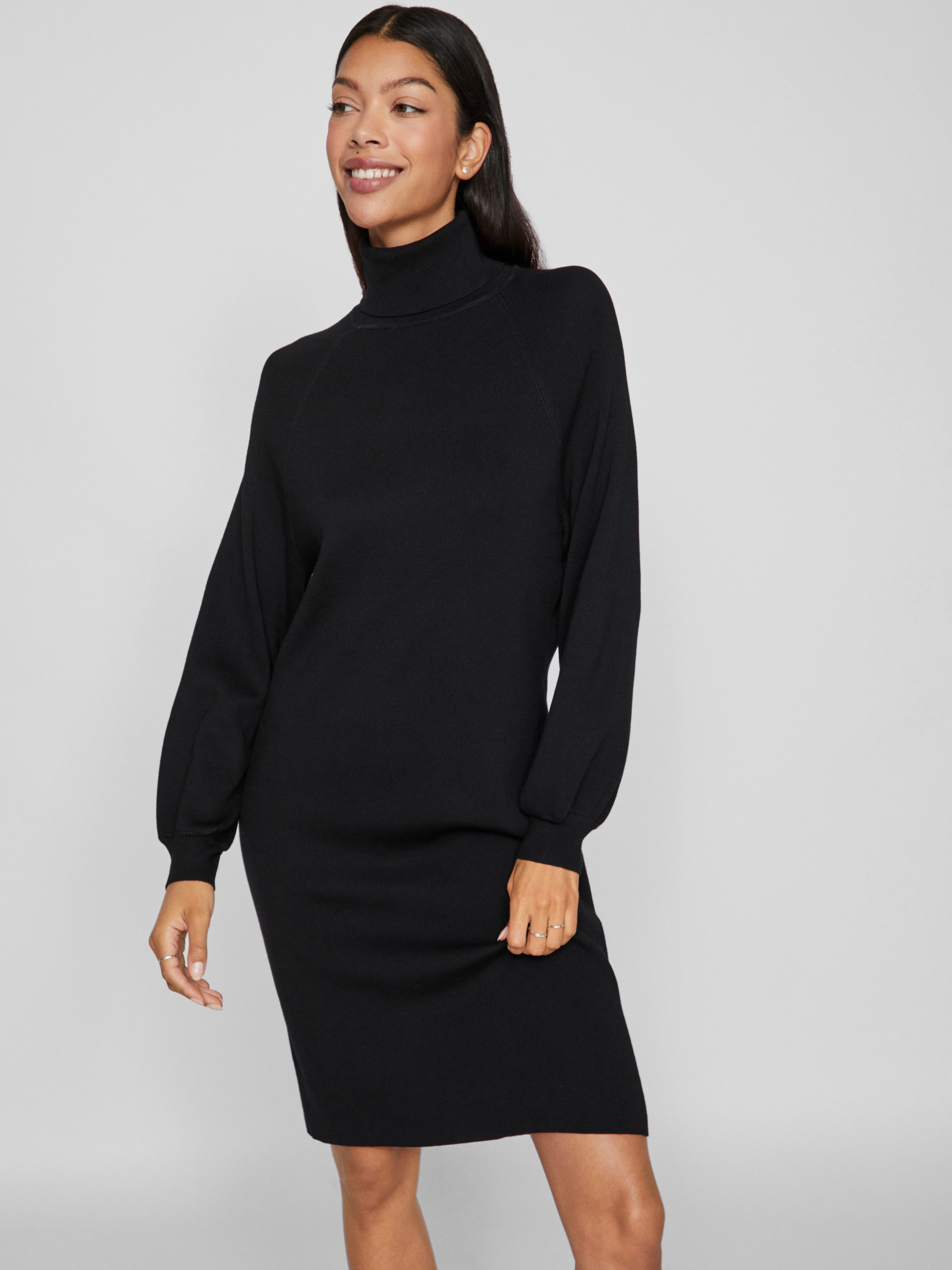 Strickkleid VIOSTRIA ROLL NECK L/S KNIT DRESS - NOOS