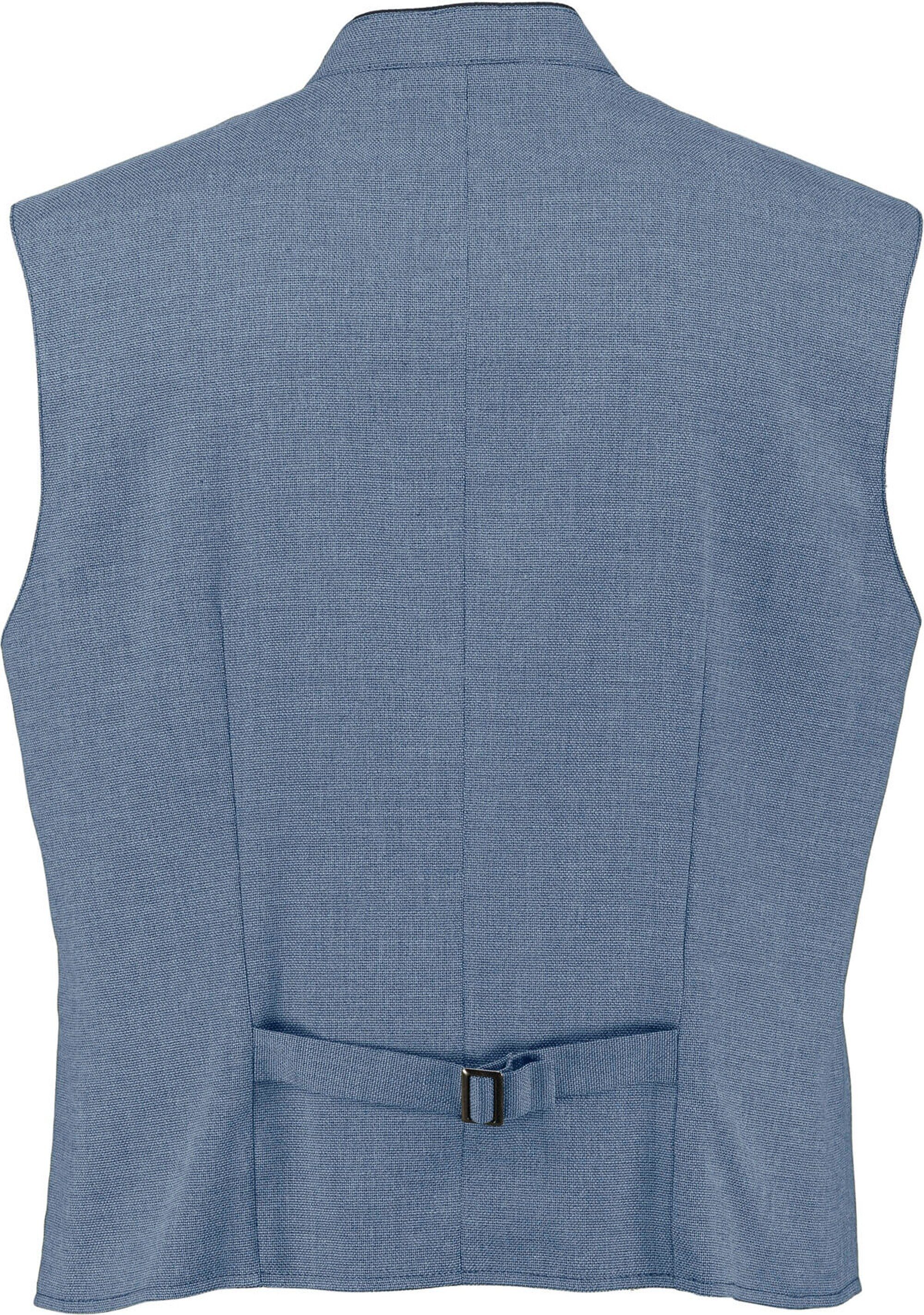 Weis Trachtenweste GEBR. WEIS Weste Bodensee blau in Leinenoptik