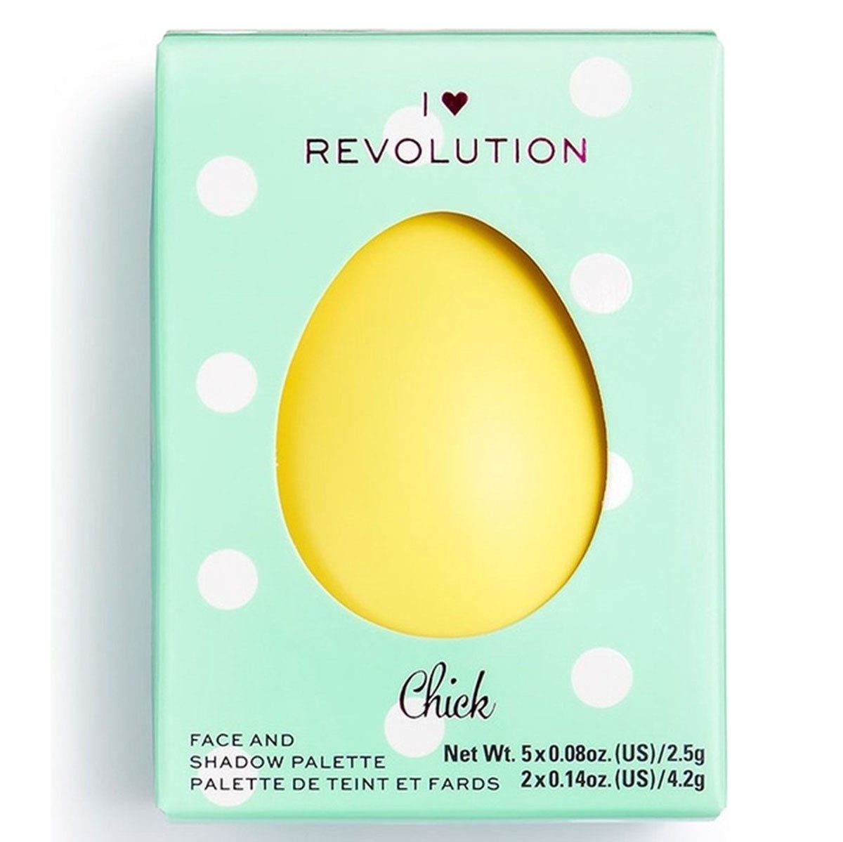 MAKE UP REVOLUTION Lidschatten Chick - Gesichts- und Lidschattenpalette, 1-tlg.
