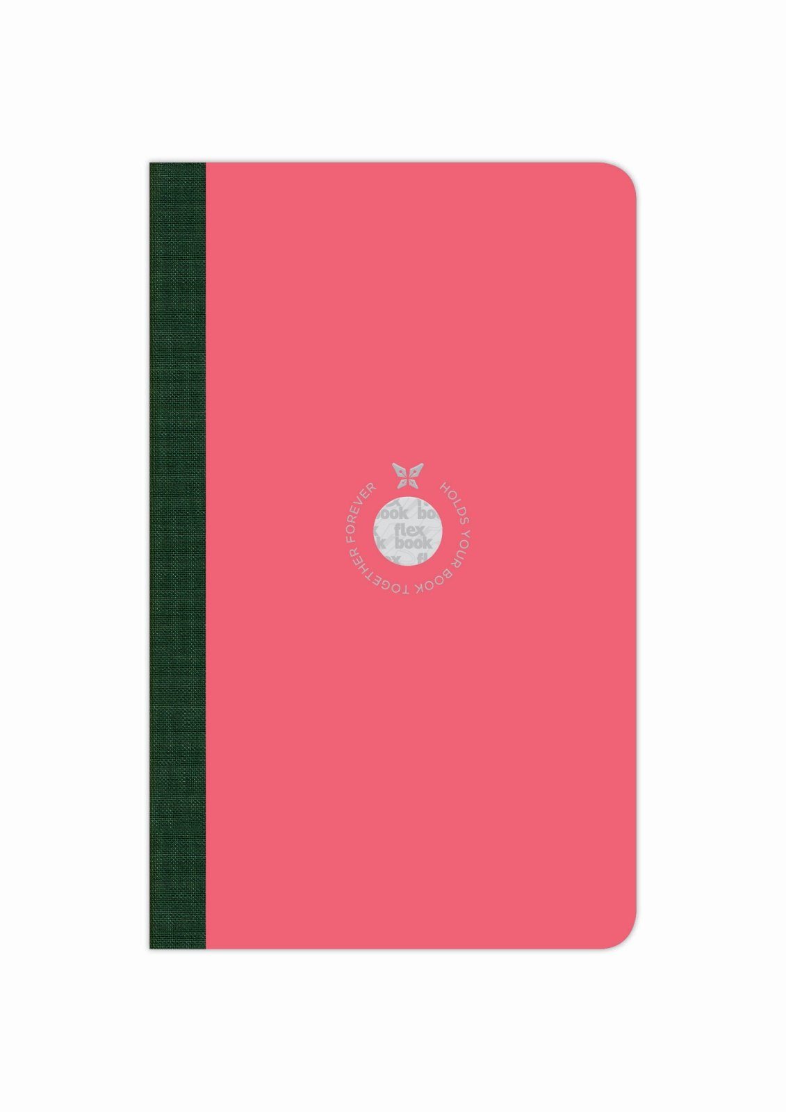 Flexbook Notizbuch Pink 13*21cm Flexbook Seiten Größen/Fa 160 Liniert viele Smartbook Ökopapiereinband