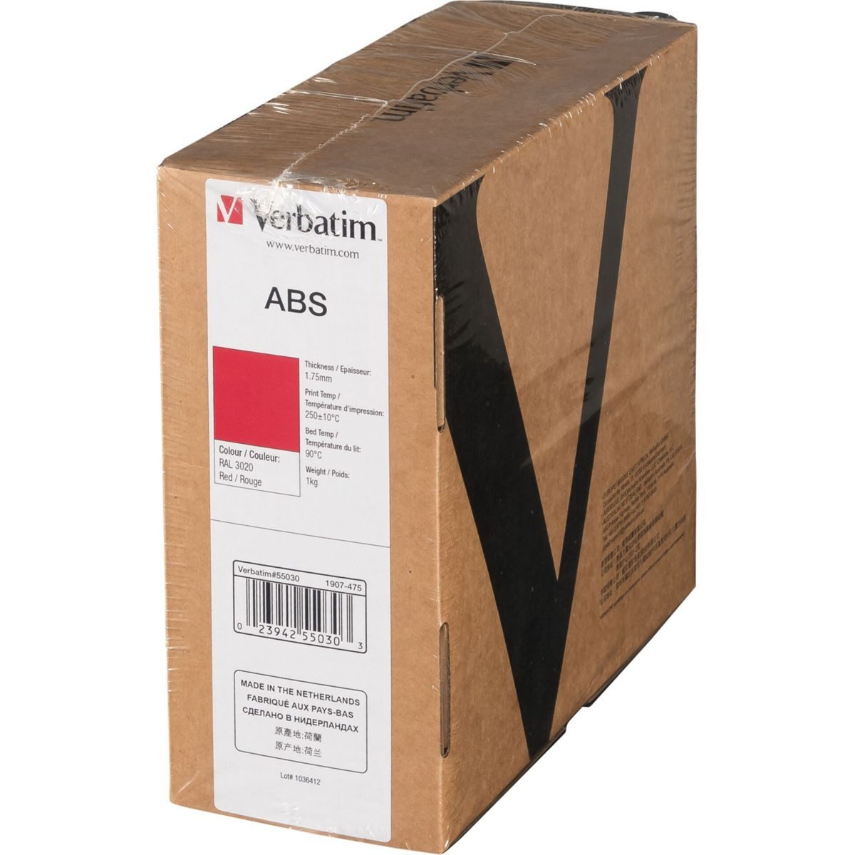 Verbatim Filament 3D Printer Filament PLA 1,75 mm 1 kg red