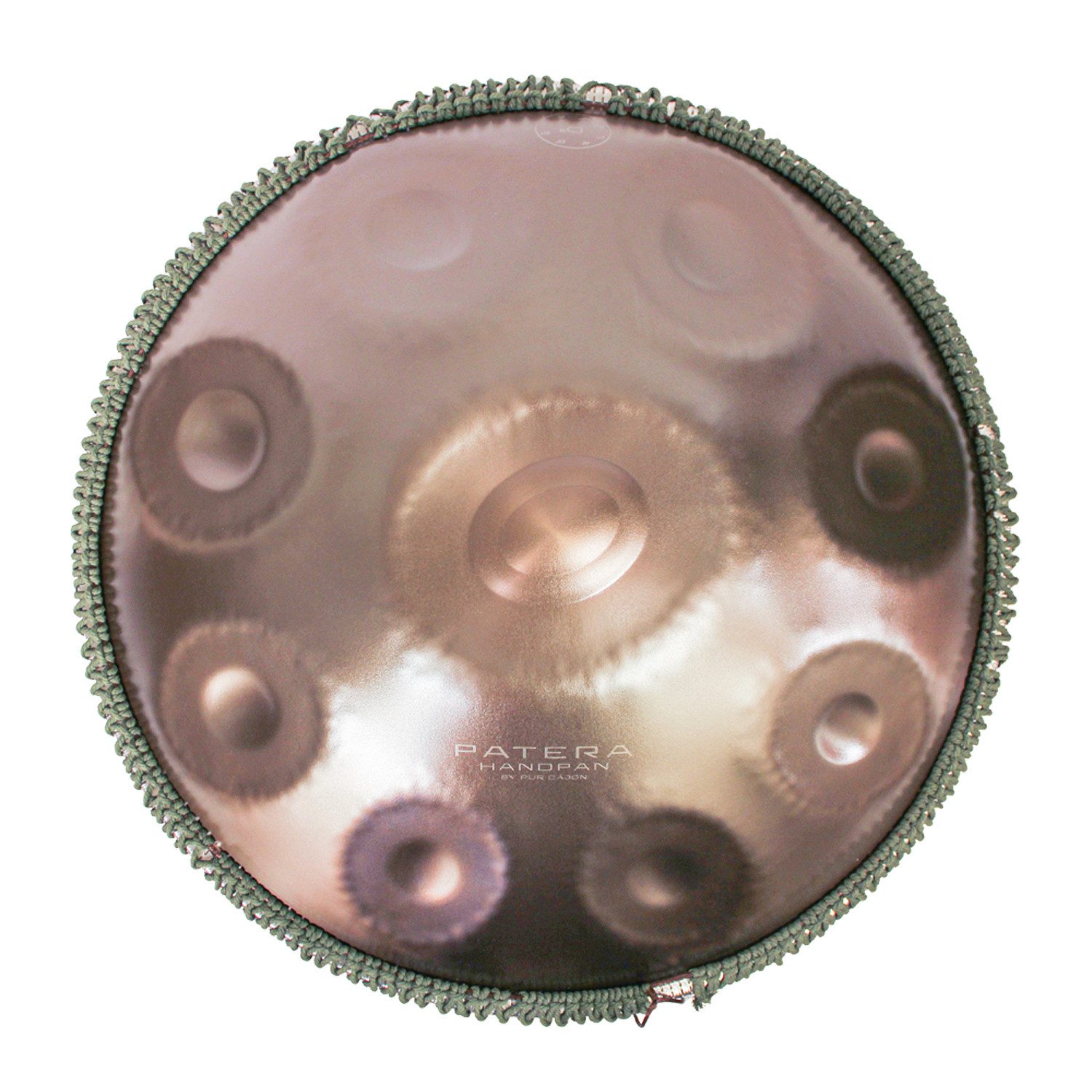 Patera Handpan Patera Handpan HPDM-6 D-Kurd mit Lehrbuch,Vorteils-Set, 21,6