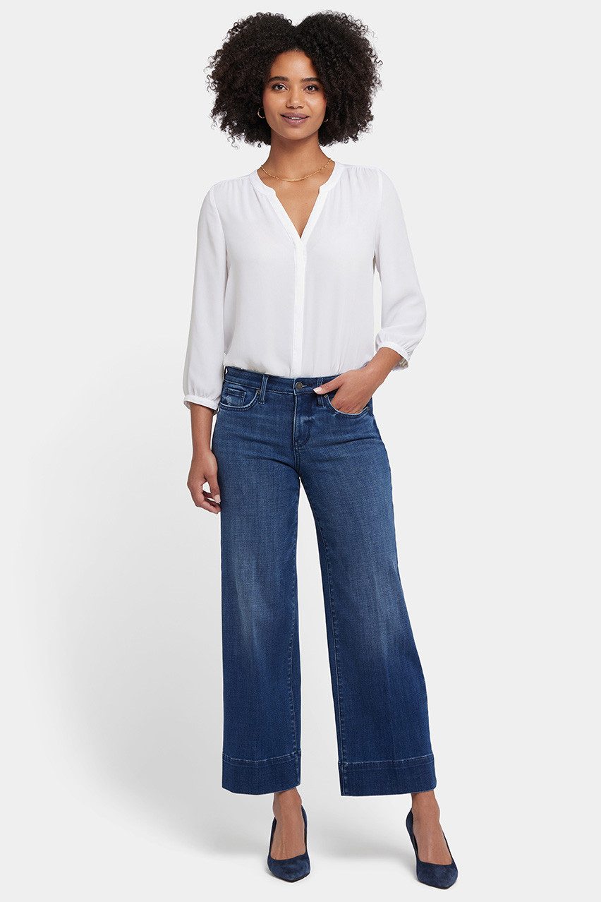 NYDJ Weite Jeans Teresa Wide Leg Ankle Jeans