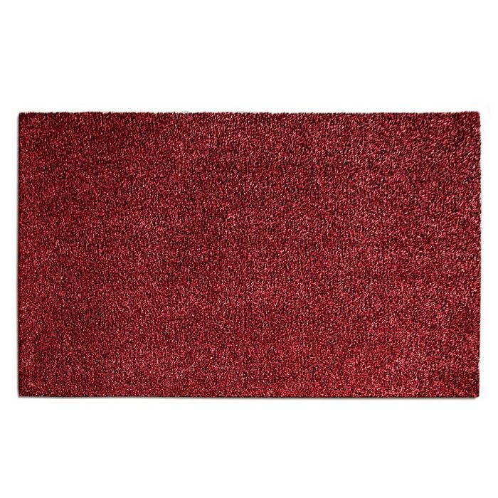 Fußmatte Karat Rot Eingangsmatte erhältlich in vielen Größen SKY Schmutzfangmatten Rechteckig Höhe: 6 mm