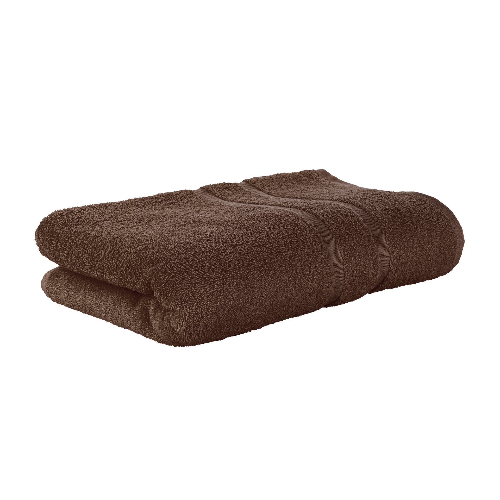 StickandShine Handtuch Handtücher Badetücher Saunatücher Duschtücher Gästehandtücher in Dunkelbraun zur Wahl 100% Baumwolle 500 GSM