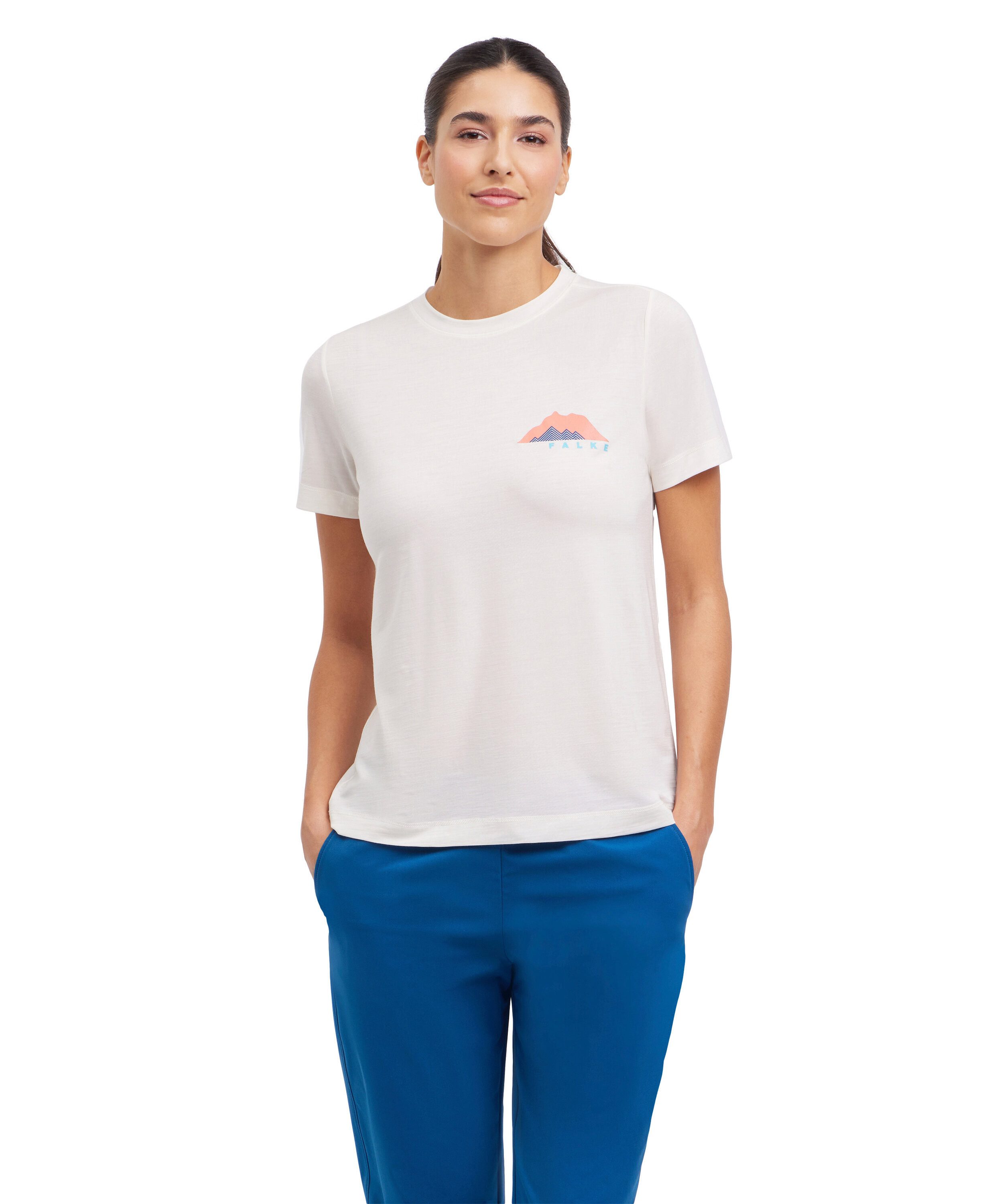 FALKE Funktionsshirt (1-tlg., 1) aus klimaregulierender Wolle-Lyocell Mischung