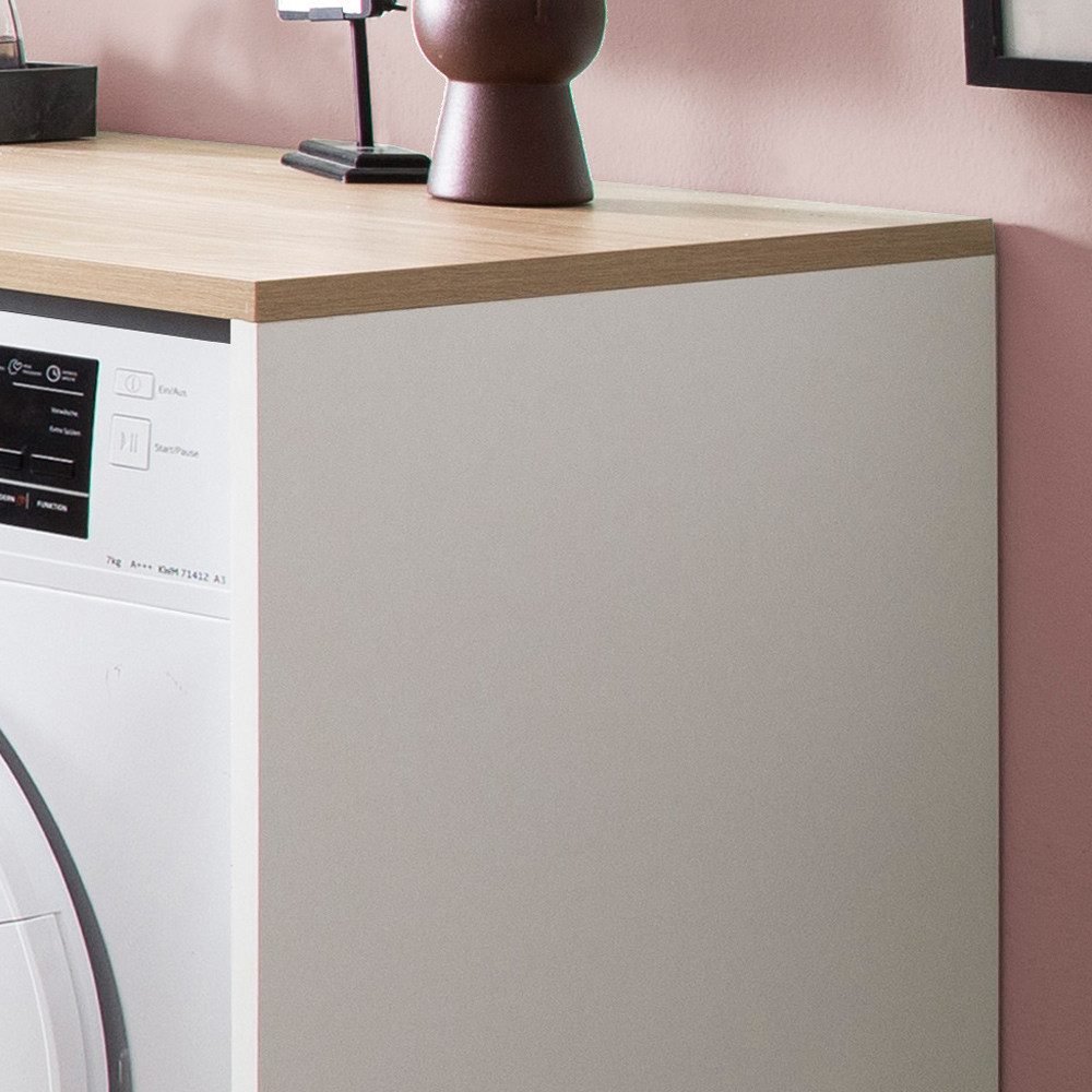 Lomadox Waschmaschinenumbauschrank STOBY-80 Hauswirtschaftsraum HWR Wäsches günstig online kaufen