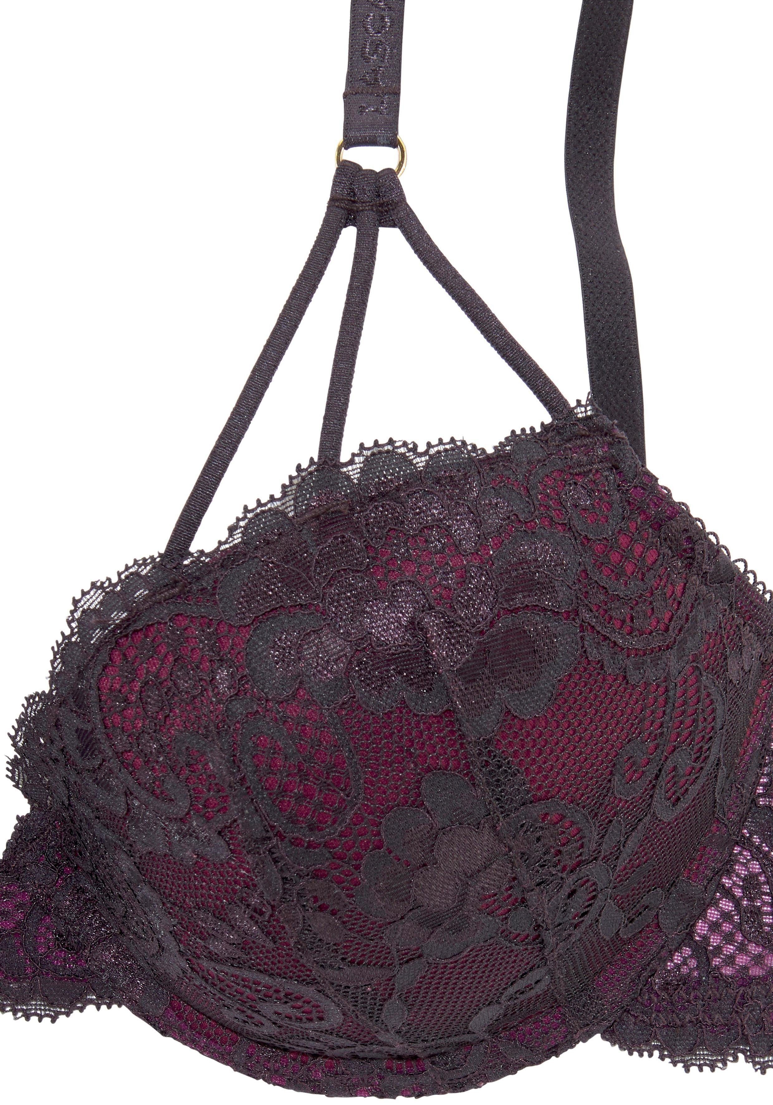 LASCANA Push-up-BH mit dekorativen Trägern, sexy Dessous – Bild 4 von 5
