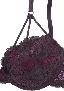 LASCANA Push-up-BH mit dekorativen Trägern, sexy Dessous