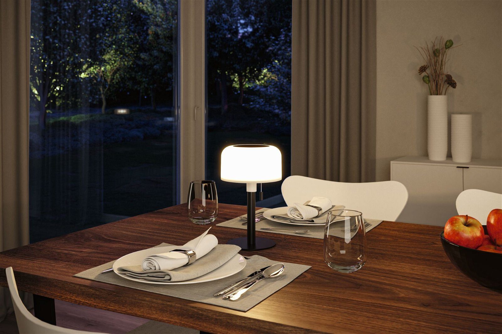 Paulmann LED Außen-Tischleuchte Mobile Solar Bartja günstig online kaufen