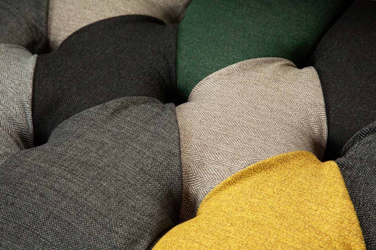 (Sessel), Senf Chesterfield Made JVmoebel Grau, Sessel Wolle in Chesterfield-Sessel Handgefertigt Grün, In Europe