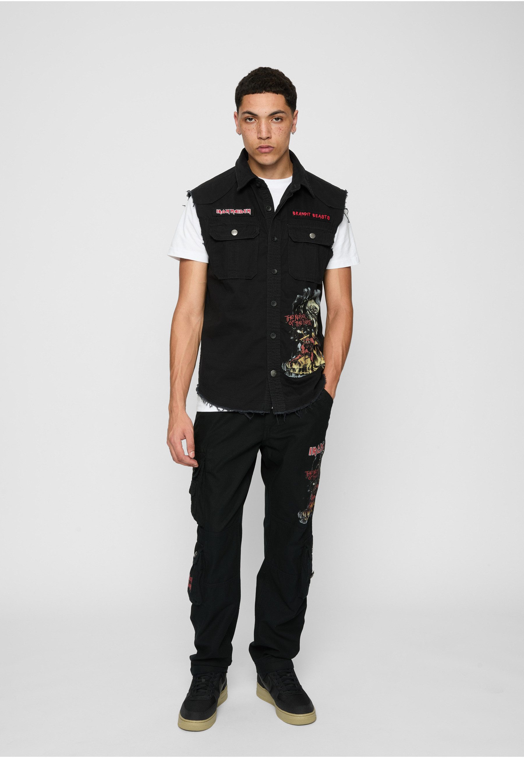 Brandit Muskelshirt Brandit Iron Maiden Vintage Shirt sleeveless NOTB (1-tlg)