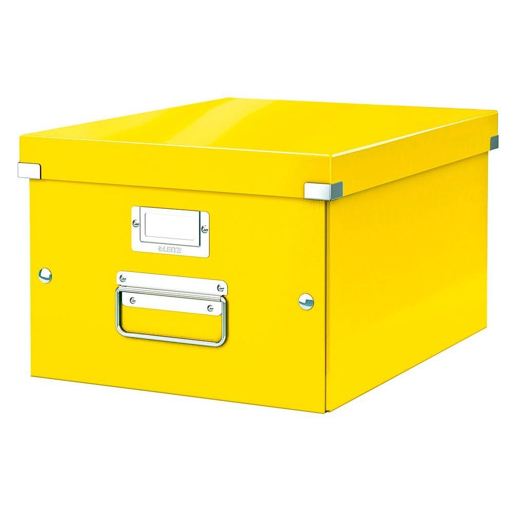 LEITZ Aufbewahrungsbox 1 Aufbewahrungsbox 28,1x20x37cm Click & Store WOW gelb