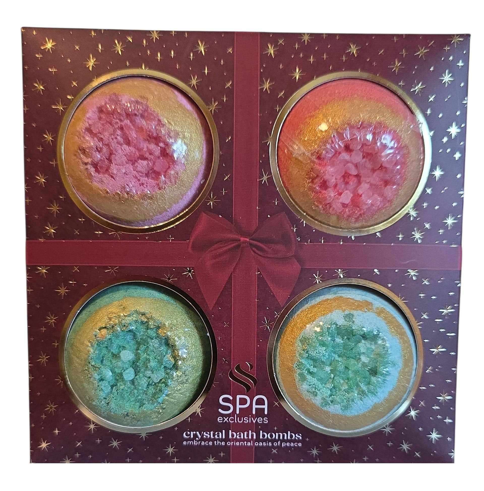 Spectrum Badekugel Badekugeln Geschenkset 4 Stück sprudelnde Badekugeln